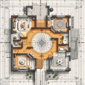 East-facing house vastu plan