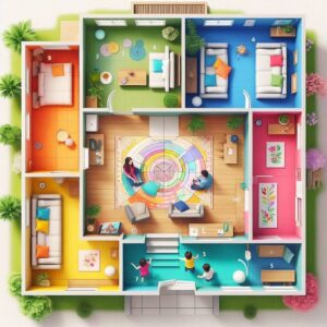 Vastu zones and colors